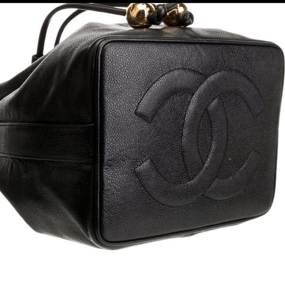 Authentic Chanel bucket bag caviar CC stitched 1987 - Picture 4 of 8